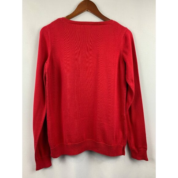 Belle By Kim Gravel Womens Red Sweater - Picture 5 of 5